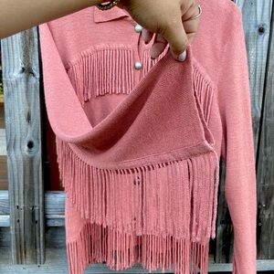 Double D Ranch fringe 2 piece set